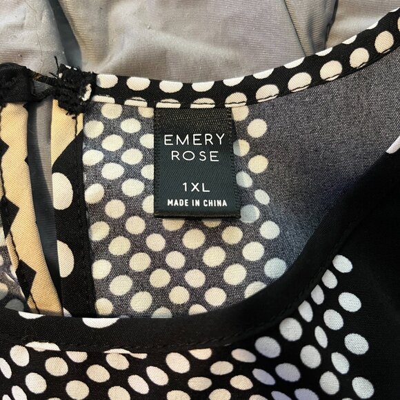 Women's Colorful LS Blouse 1XL - Picture 3 of 7